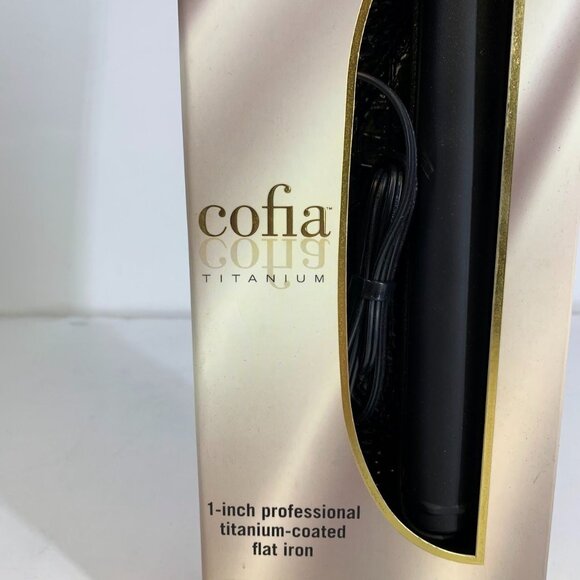 COFIA by Conair CSF1 Titanium Coated 1" Professional Flat Iron Hair Straightener - Picture 7 of 9